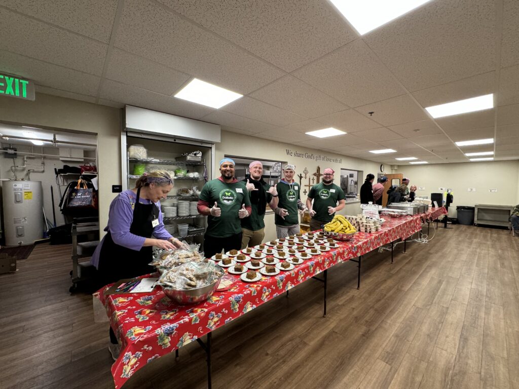 DaBella's Future Leaders helping the Boise Emmanuel Lutheran Church.